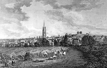 Northwest View of the Town of Louth