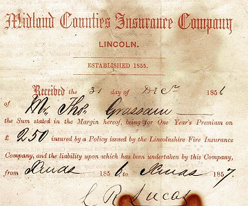 Insurance certificate