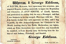 Mr George Eddison and Miss Ann Smith