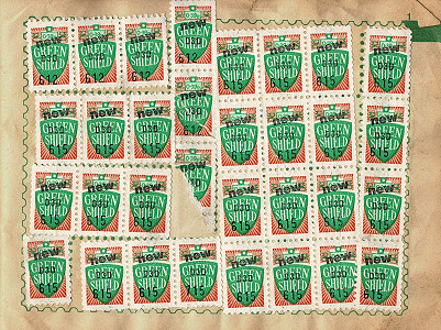 Page of stamps