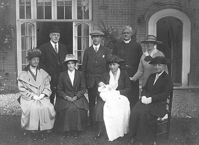 Christening of Frances Kirman, the Flood Baby