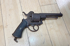 Pin fire revolver
