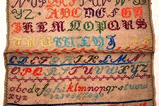 Sampler made at Kidgate School