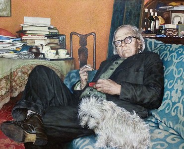 J K Bourne.  Painting by Sara Rossberg.
