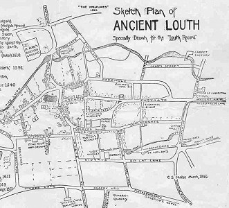 1916 sketch map