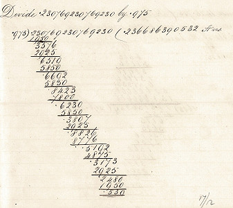 Long division