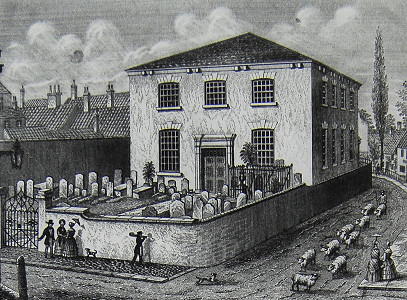 Baptist Chapel opposite the school, 1850