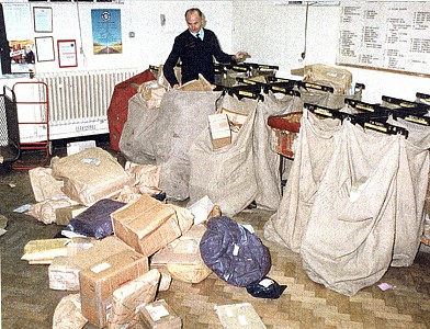 Sorting parcels before delivery