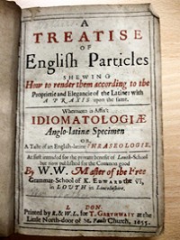 Book of English-Latin Grammar