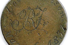 Two Louth keepsake tokens