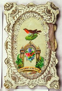 1870 Christmas card
